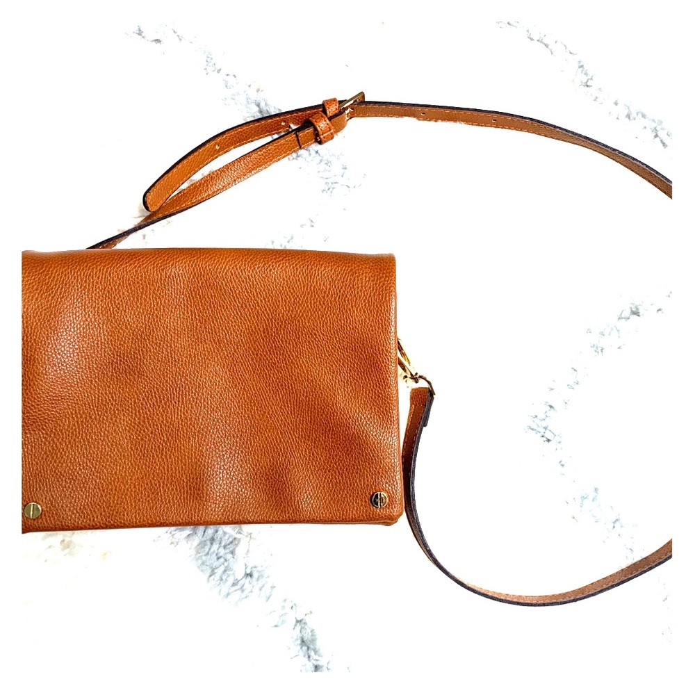 Demi Fold Over Vegan Leather Crossbody Bag